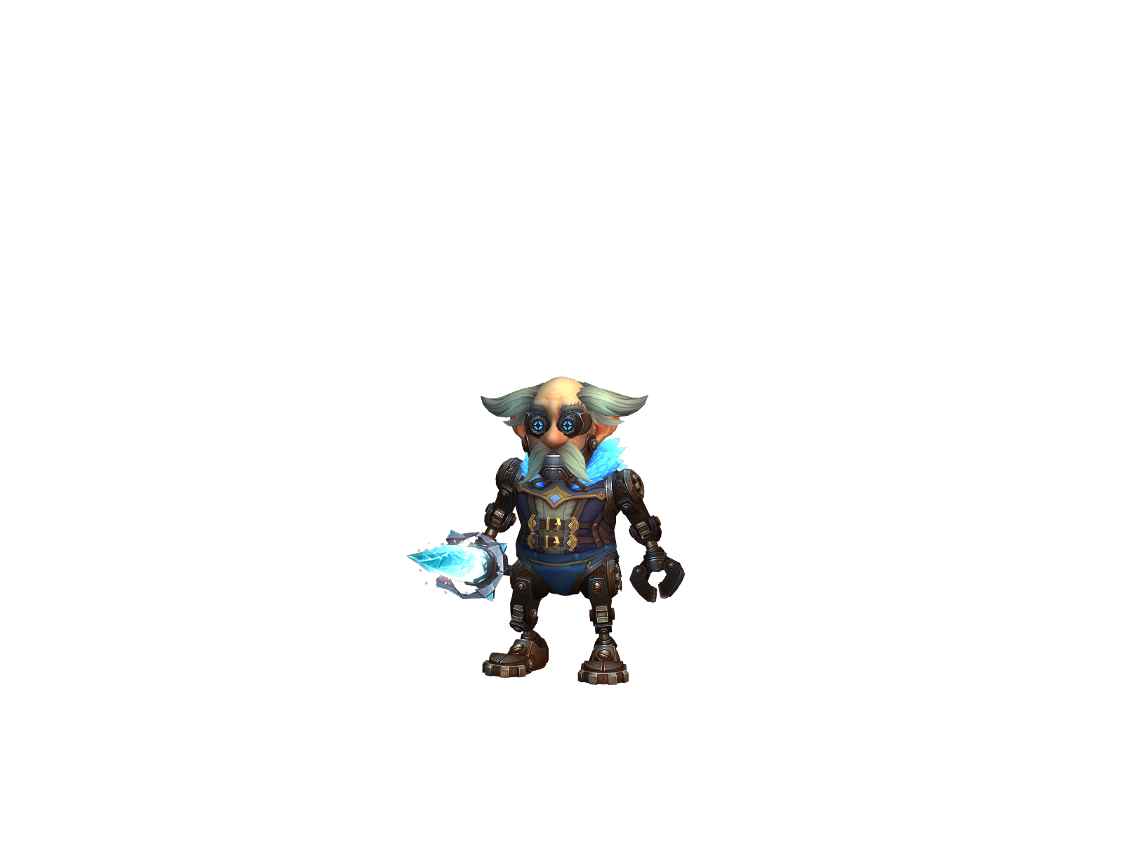 Mèchiver 3D character render