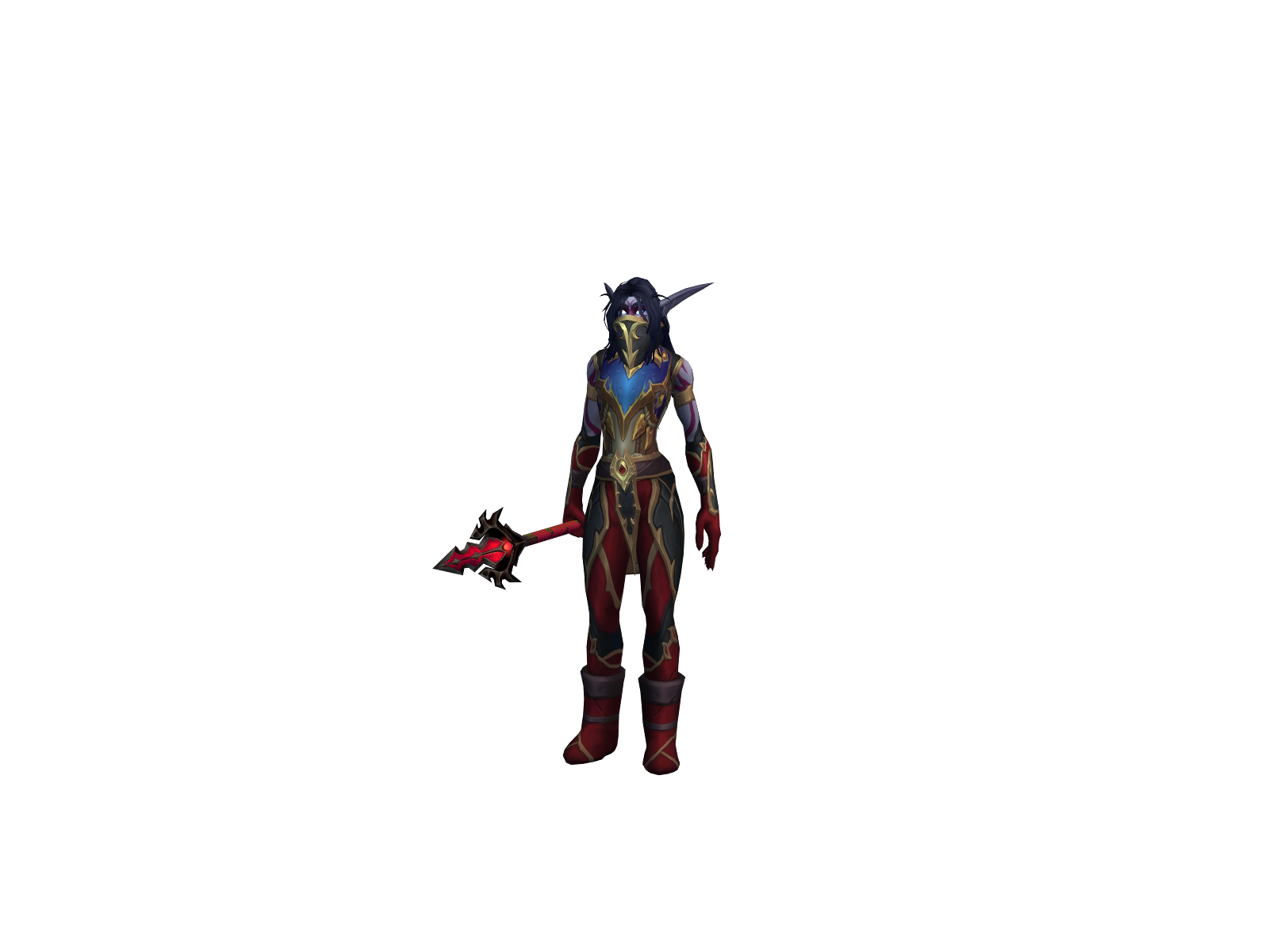 Marselyn 3D character render
