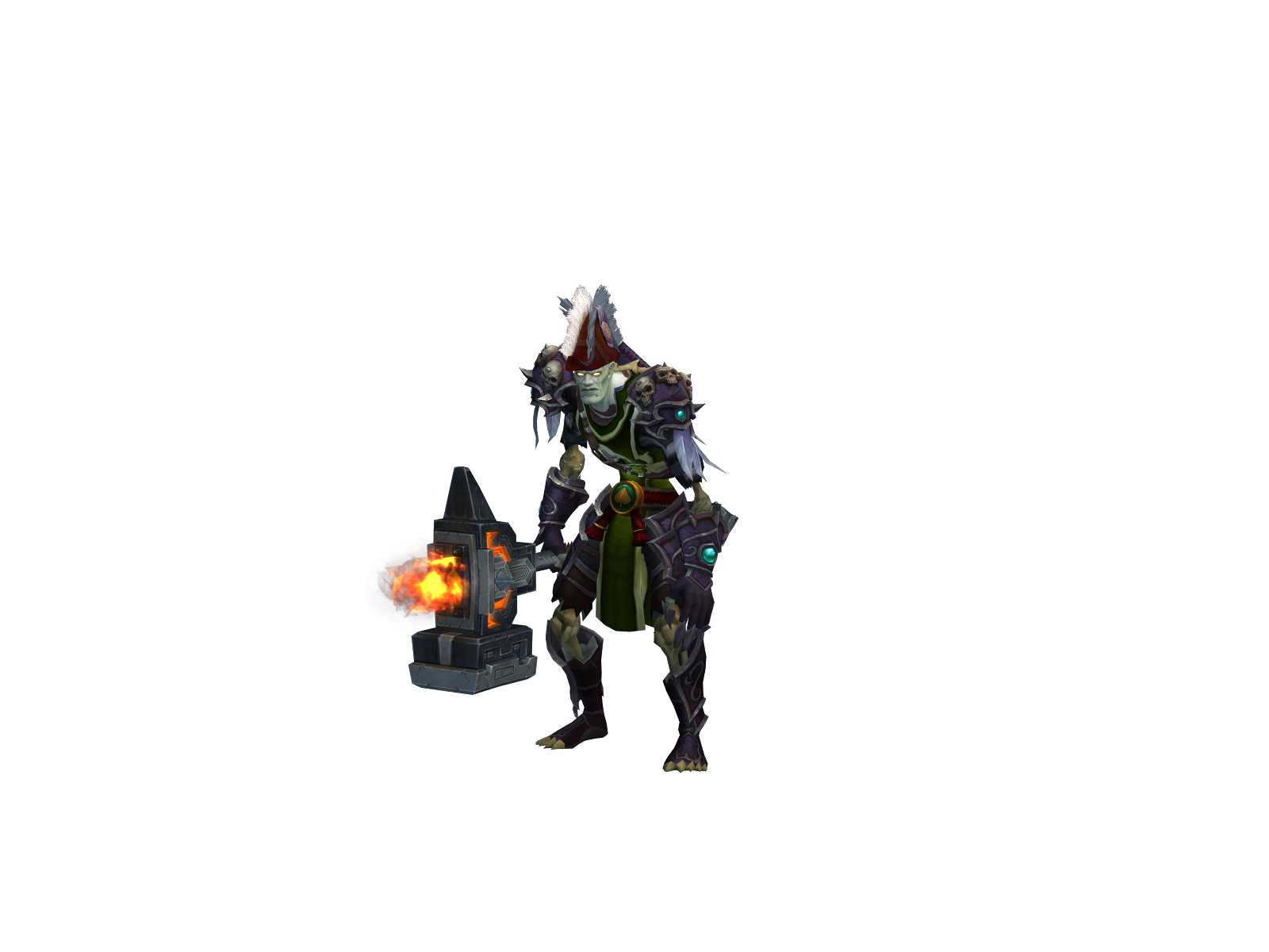 Exuperalt 3D character render