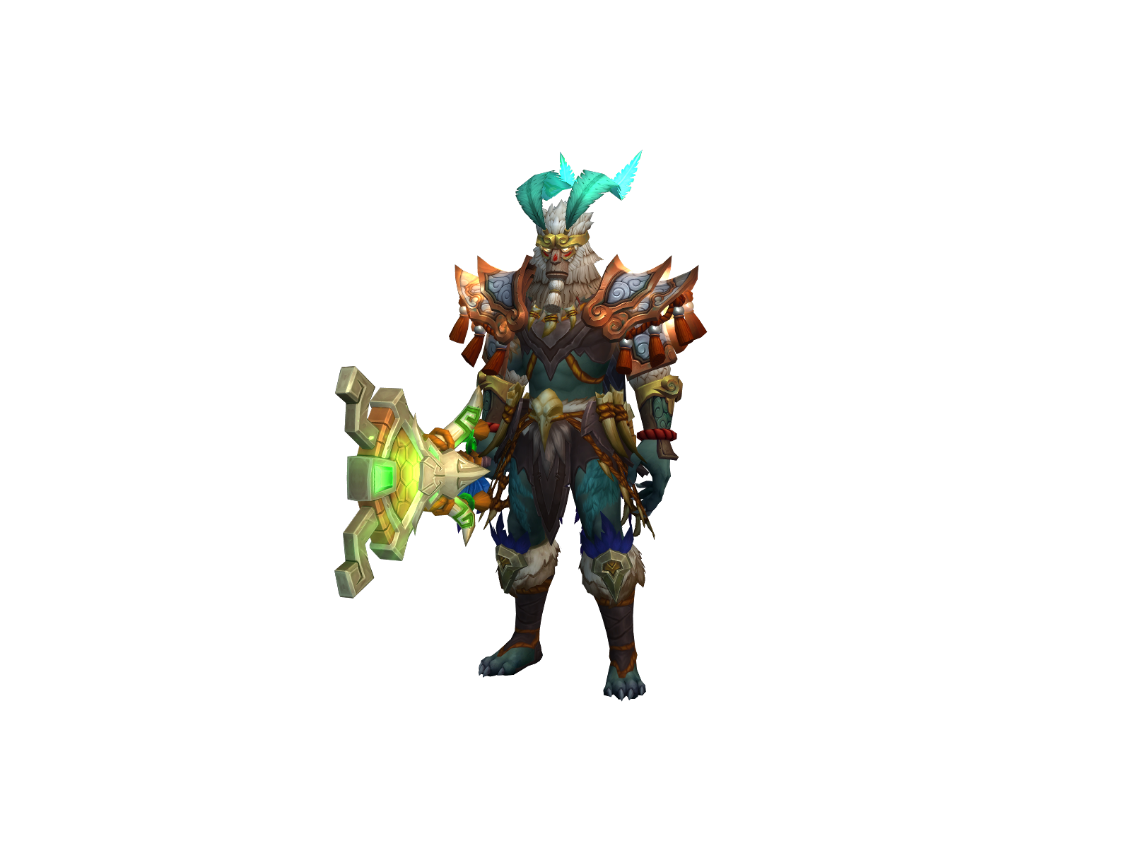 Zenche 3D character render