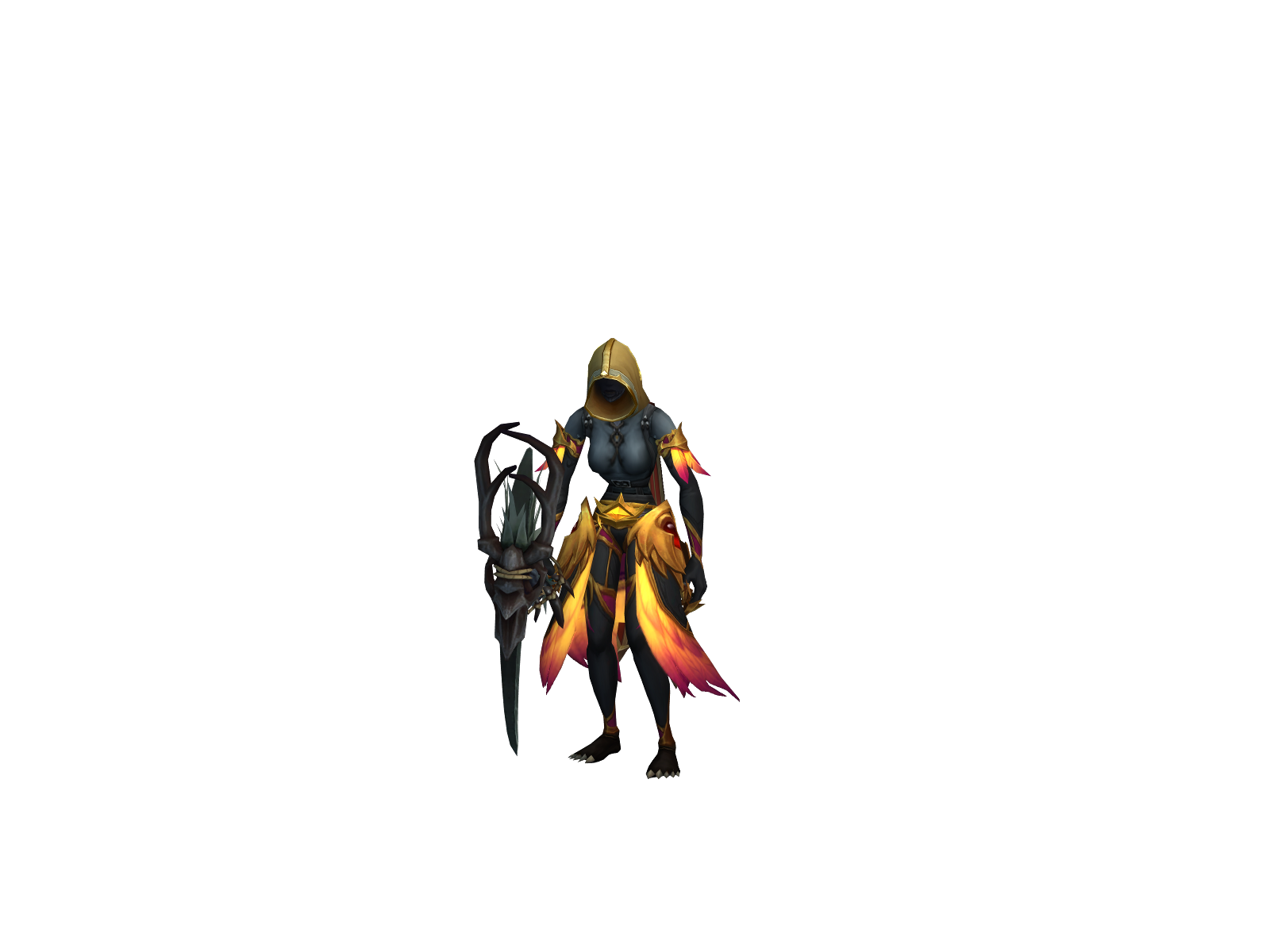 Bålenciaga 3D character render