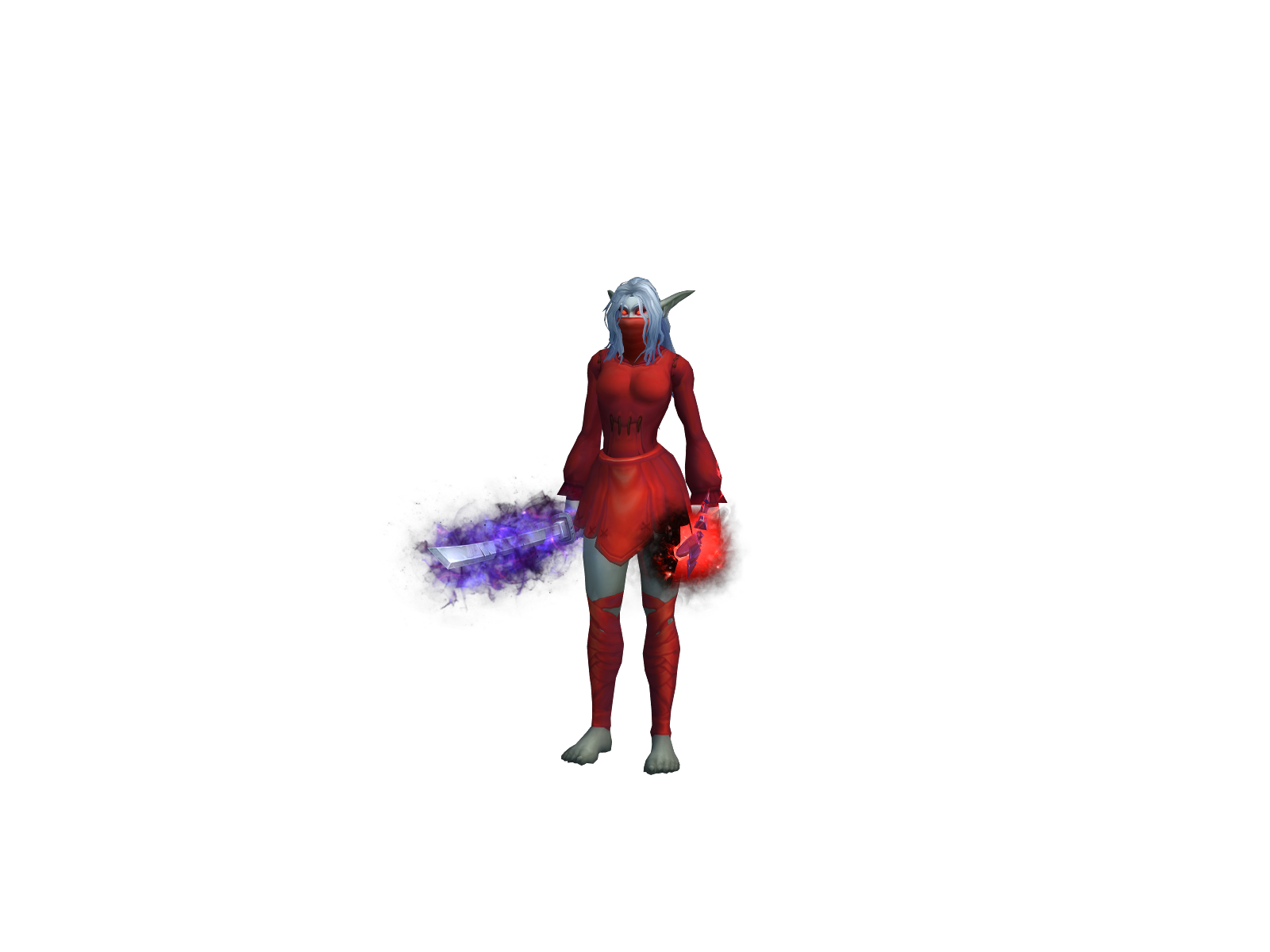 Finessed 3D character render