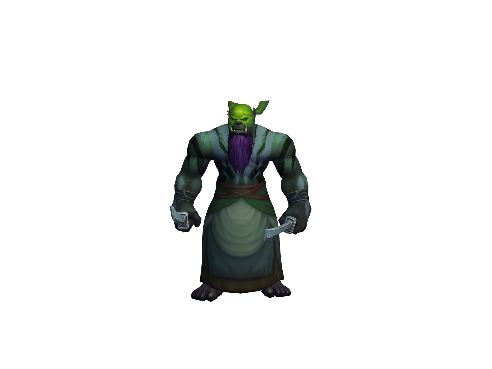 Wolfendog 3D character render