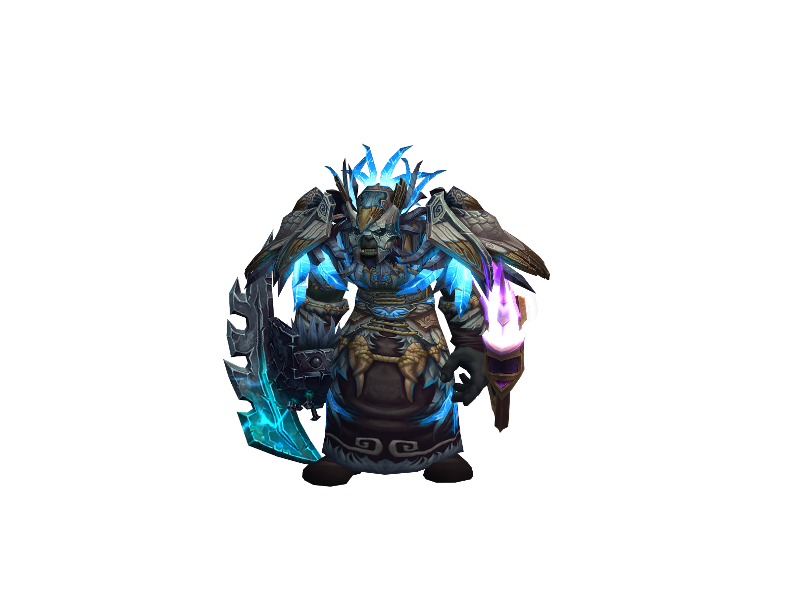 Belablue 3D character render