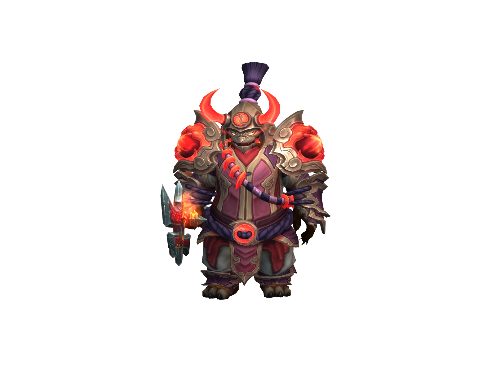 Ewolffu 3D character render