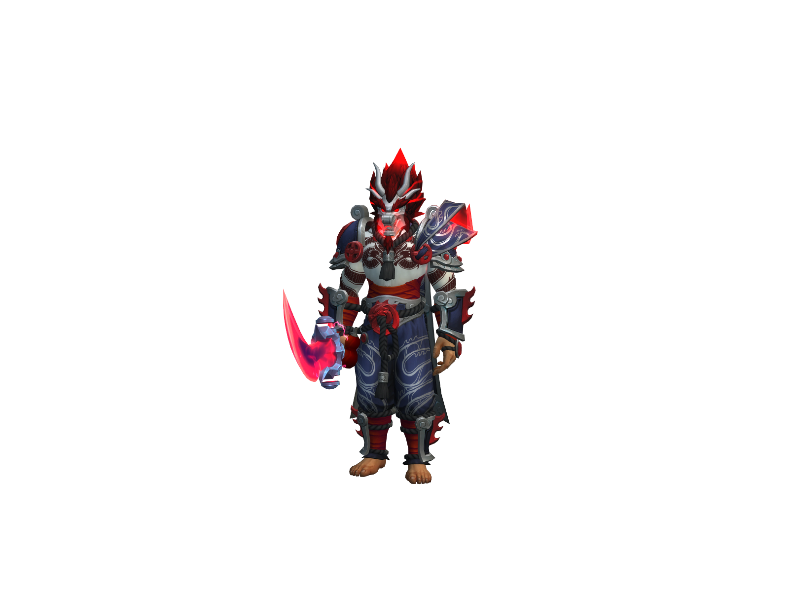 Santvegeta 3D character render