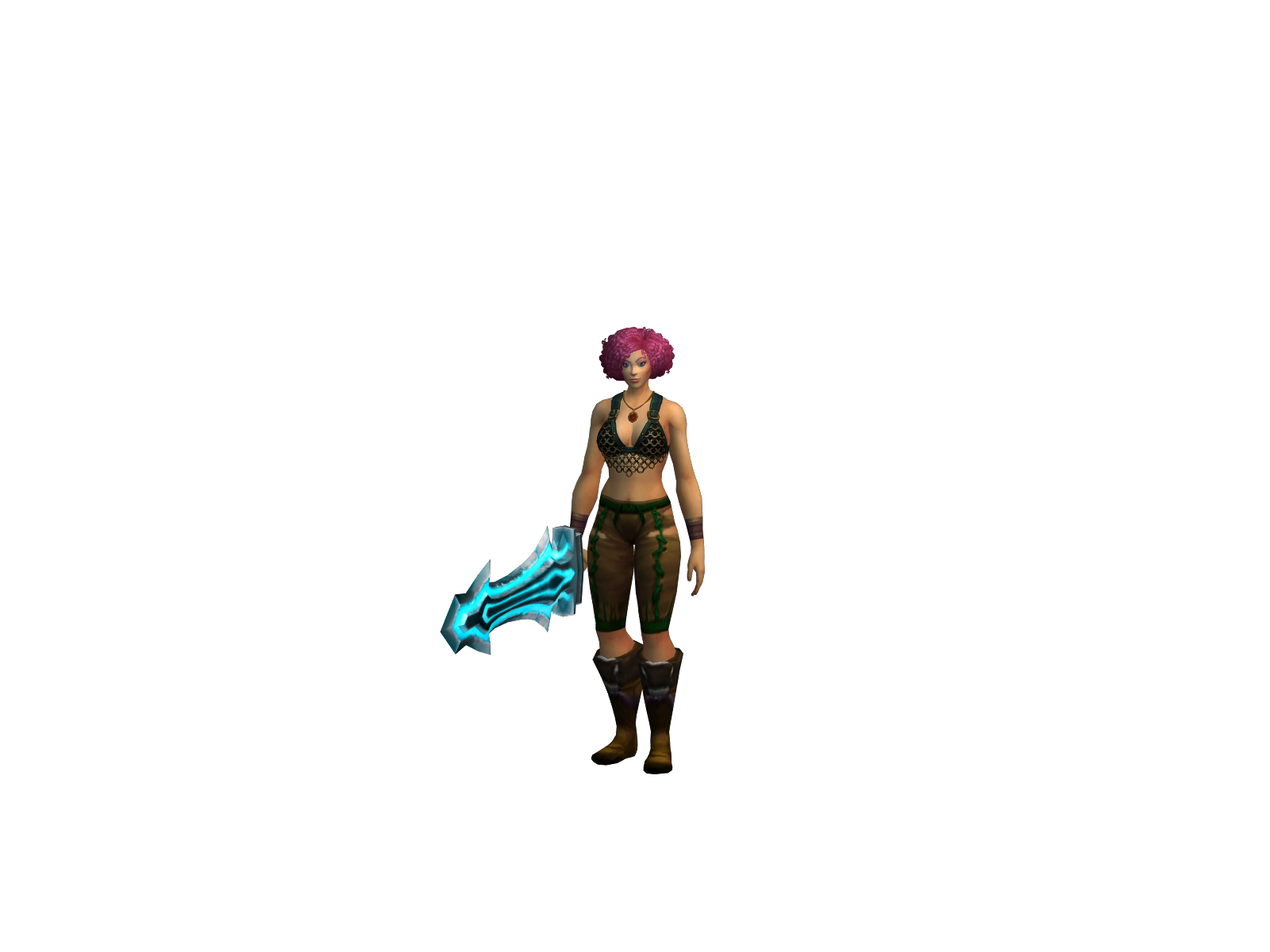 Alysa 3D character render