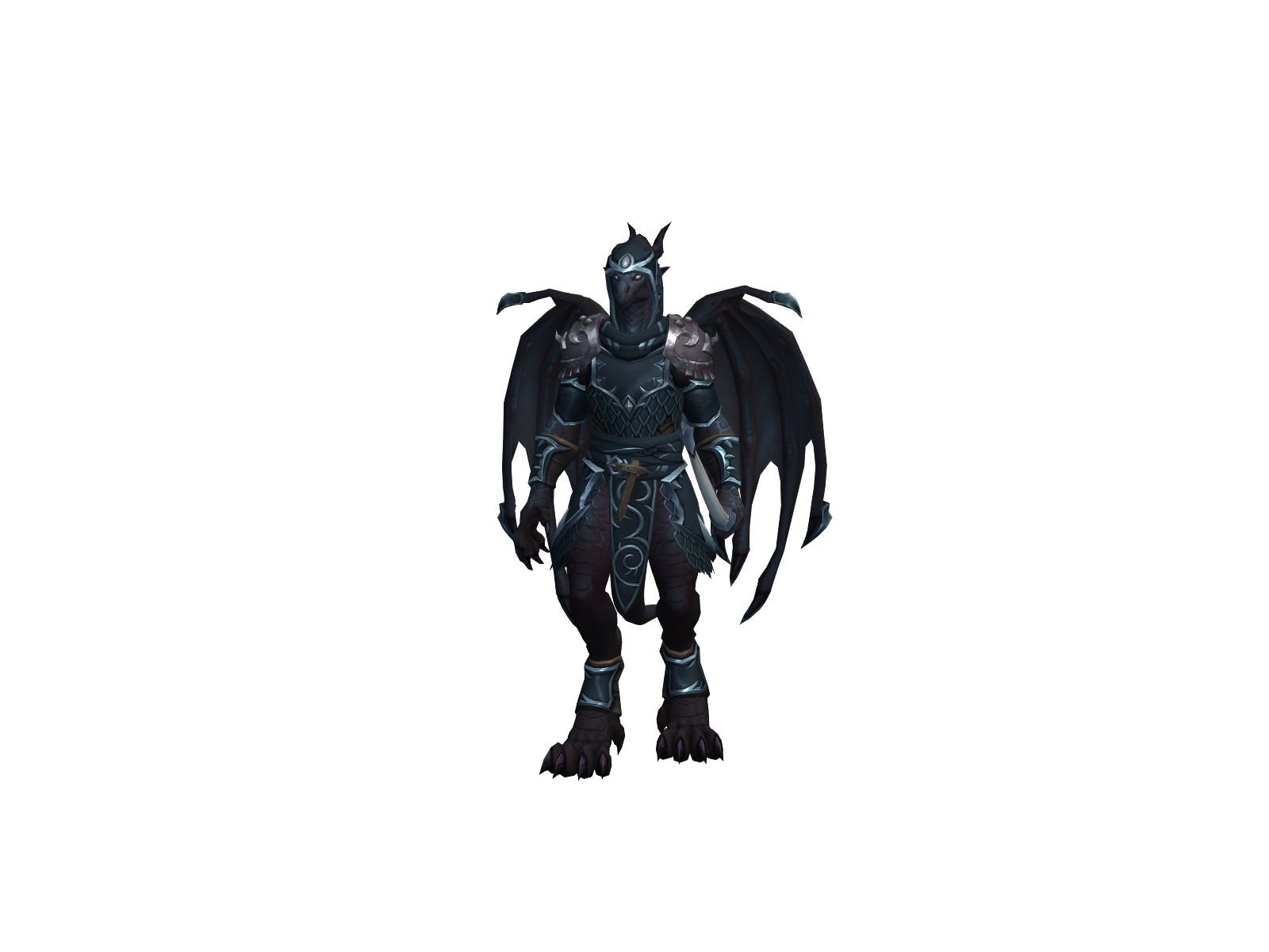 Falcon 3D character render