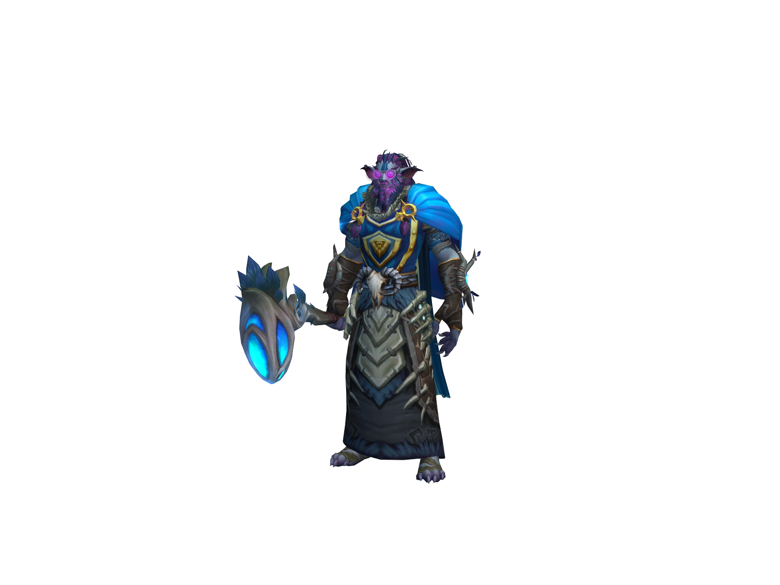 Hezekiah 3D character render