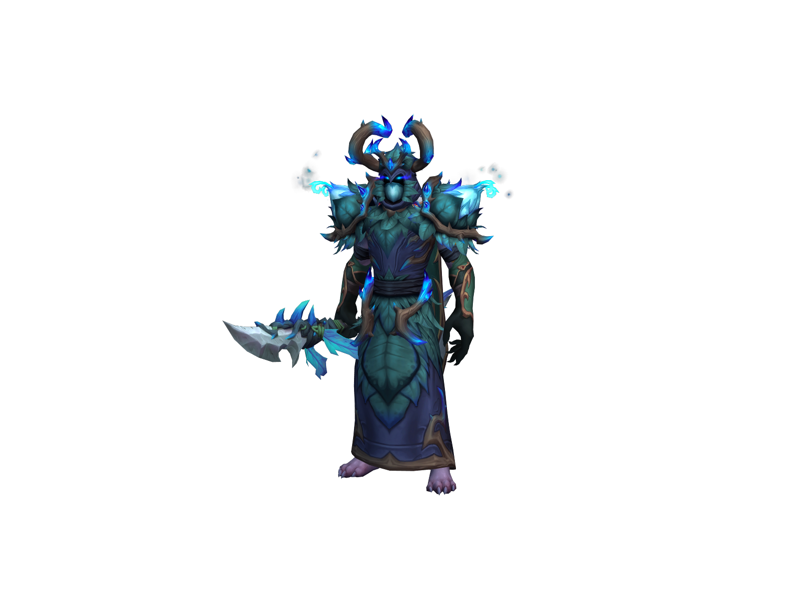 Resurrección 3D character render
