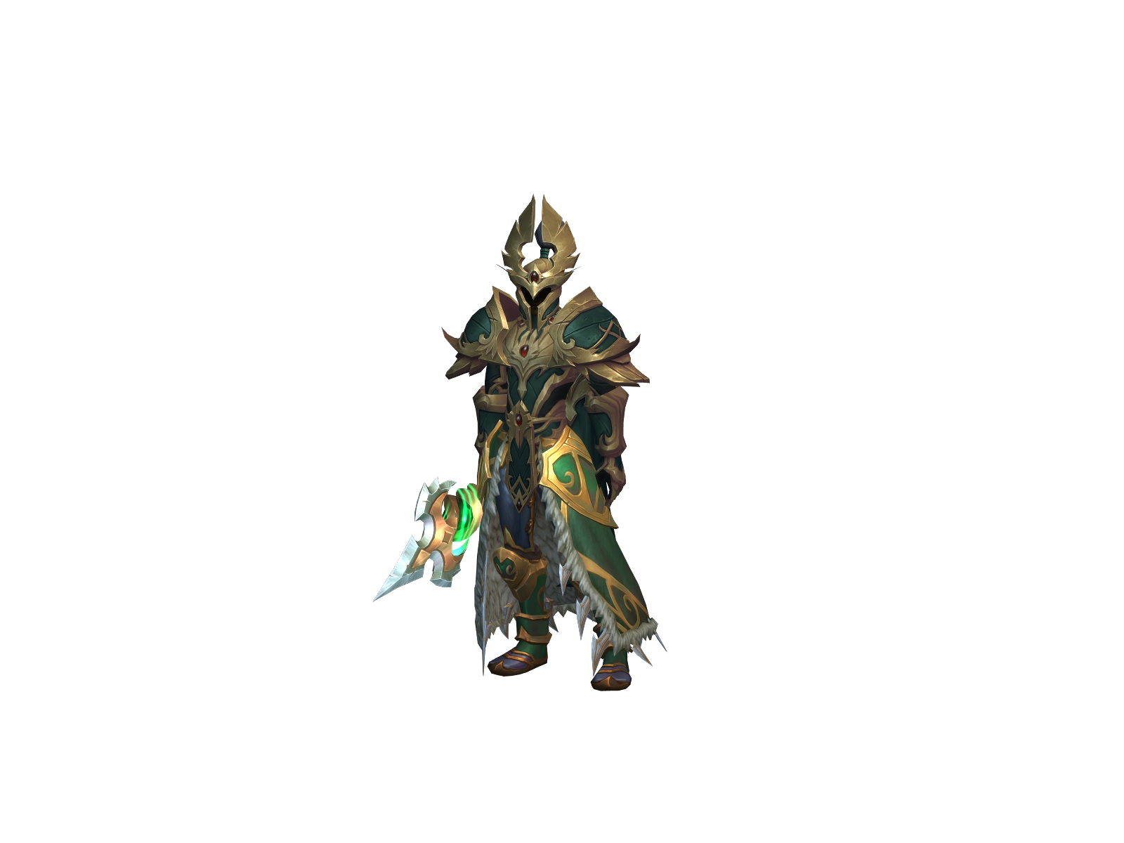 Azravir 3D character render