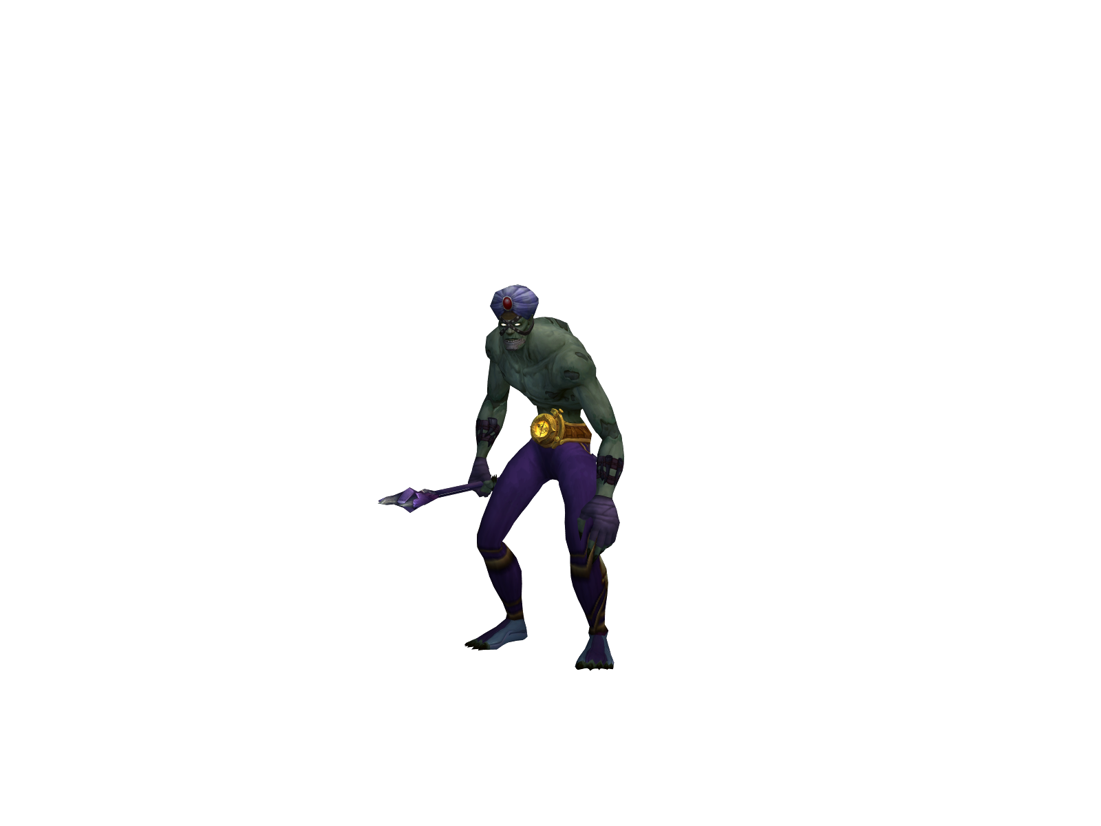 Pastorglen 3D character render