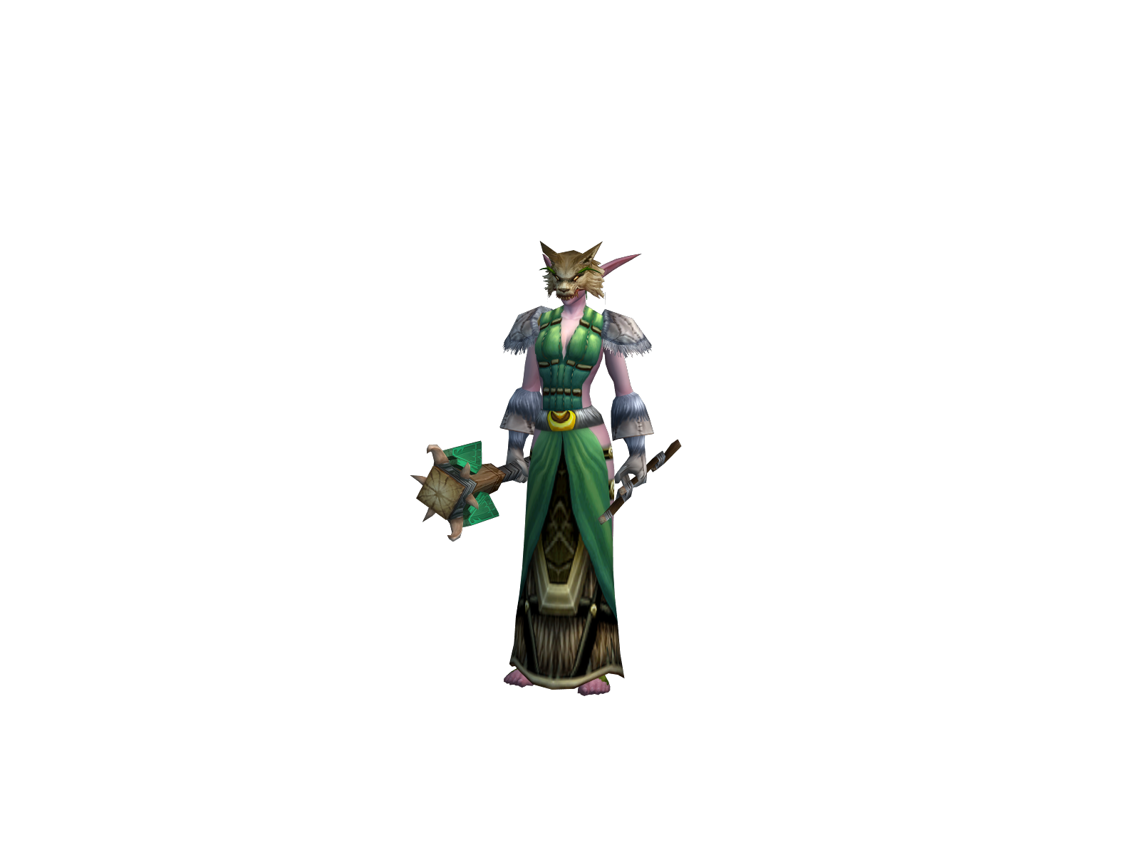 Mollywopdru 3D character render