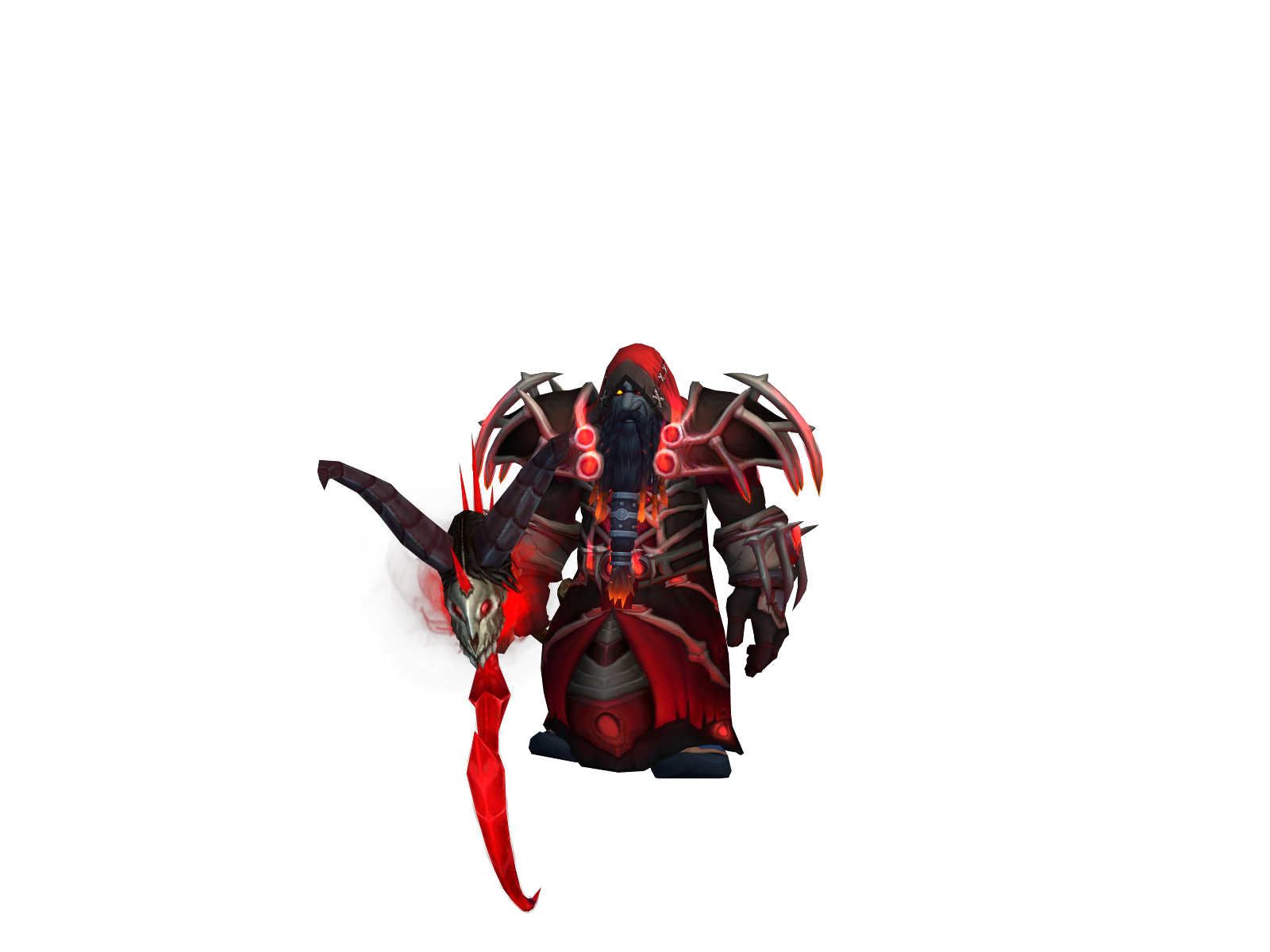 Grimok 3D character render