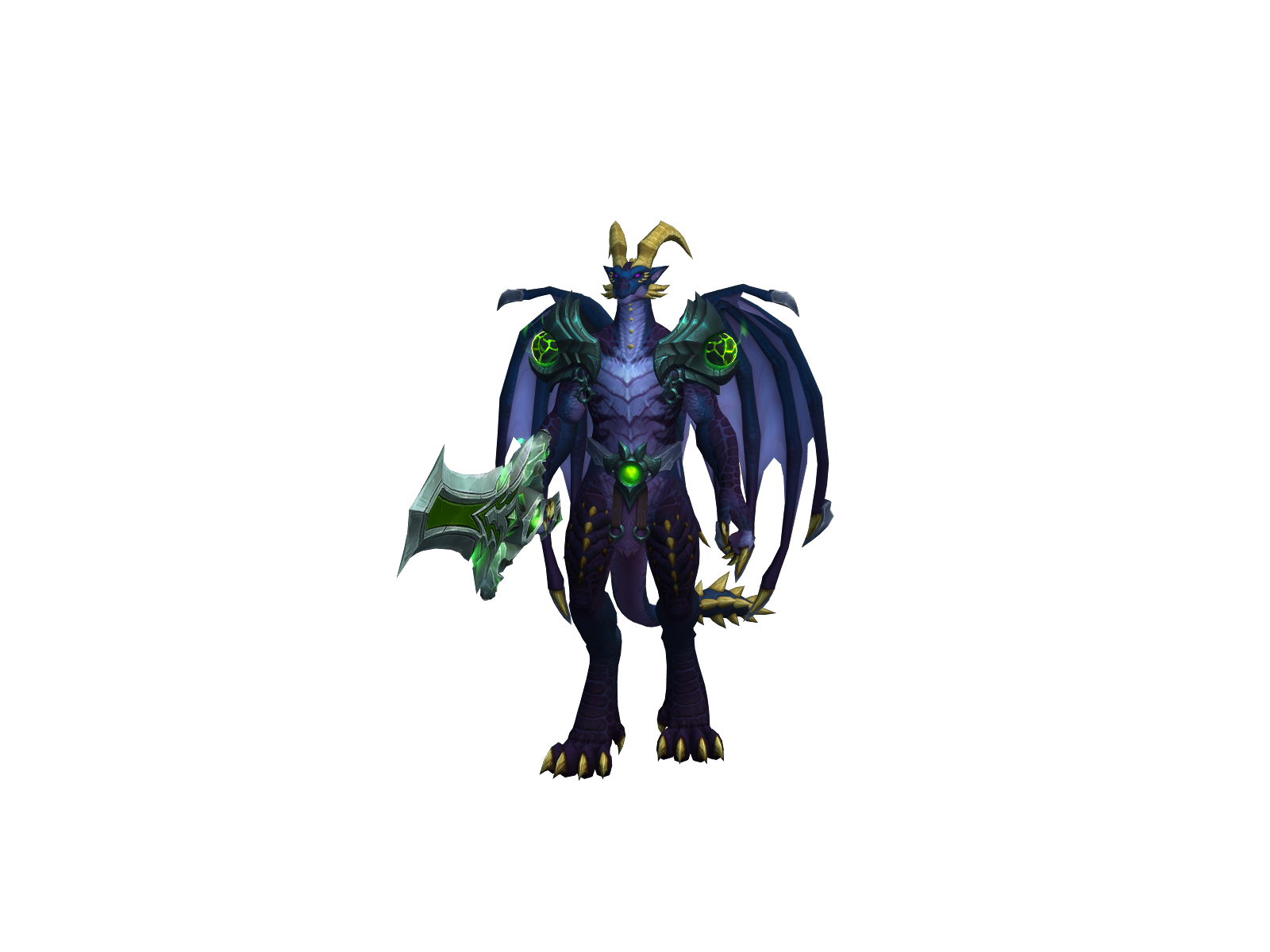 Draccarus 3D character render