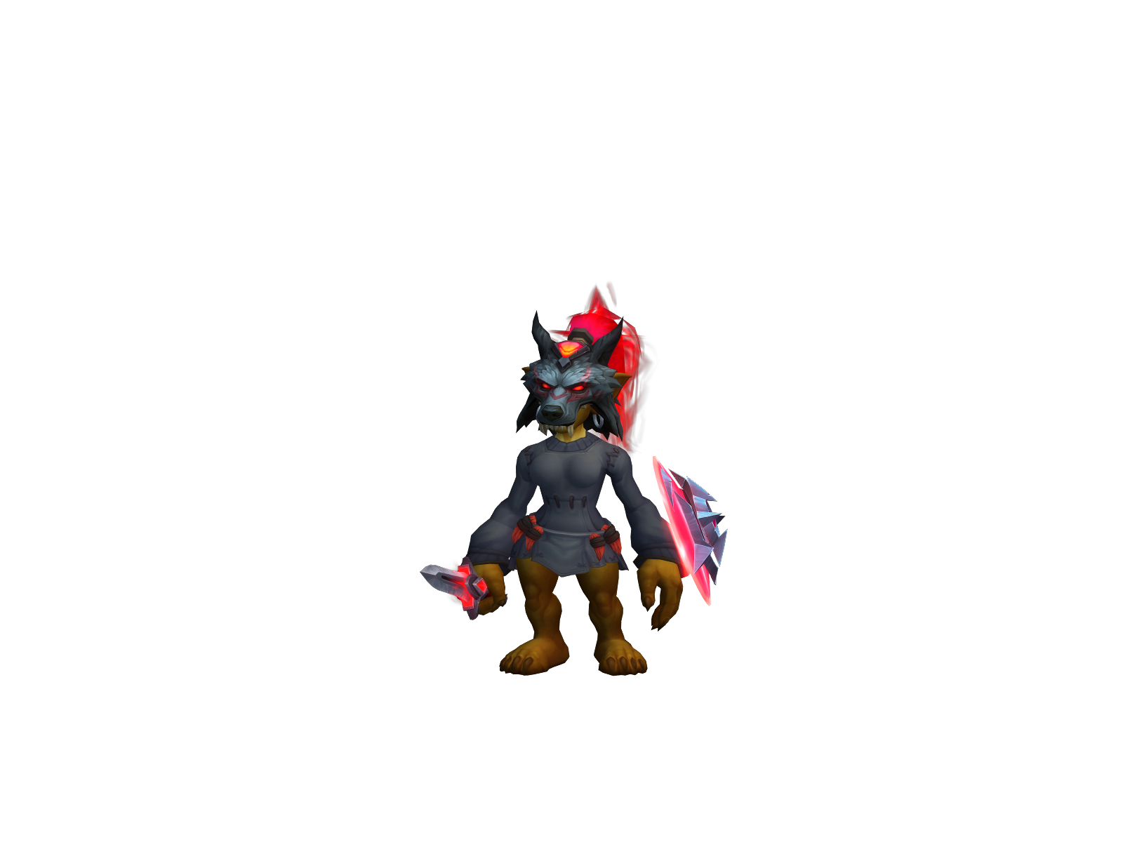 Aguacero 3D character render