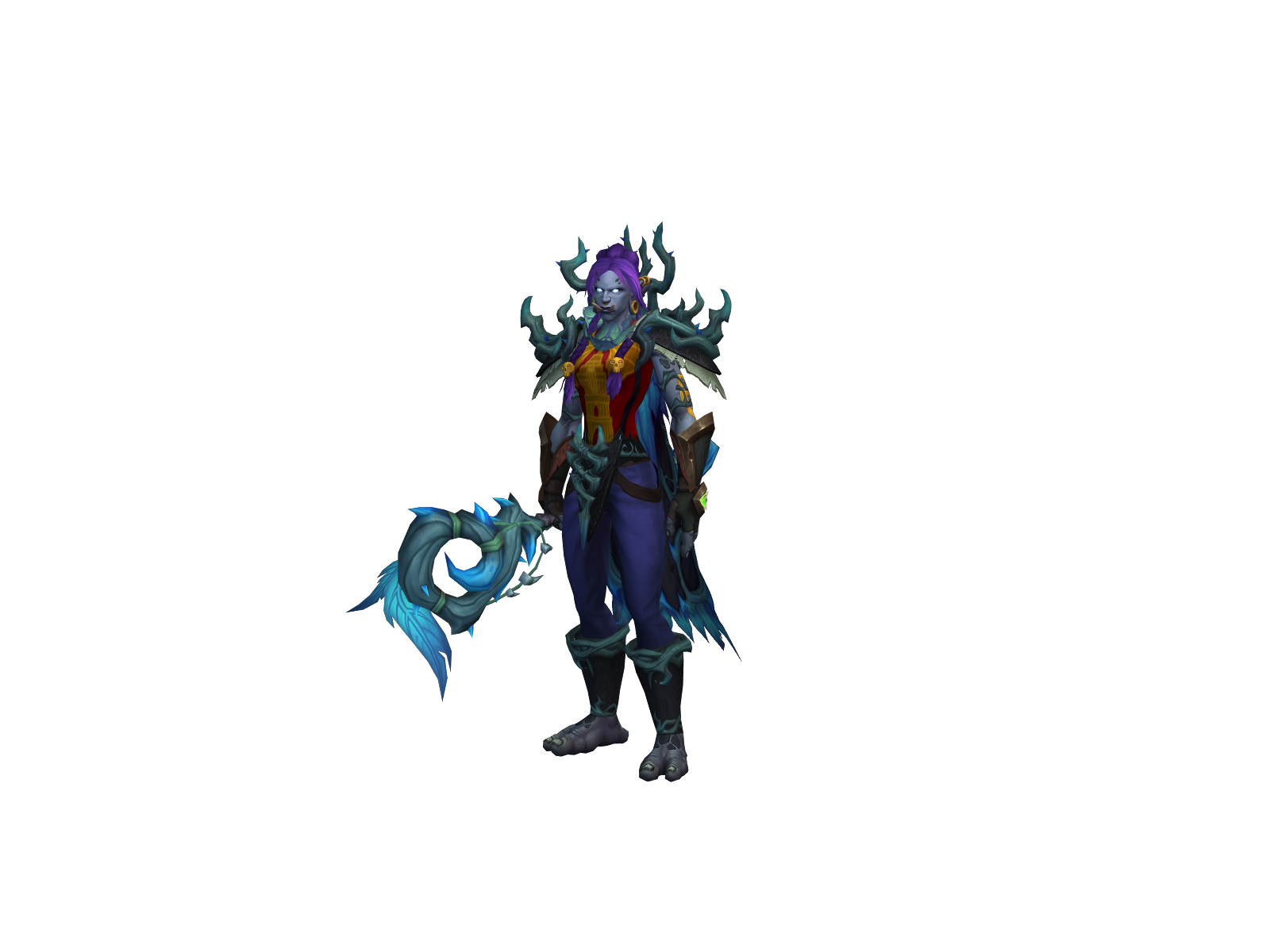 Circeque 3D character render