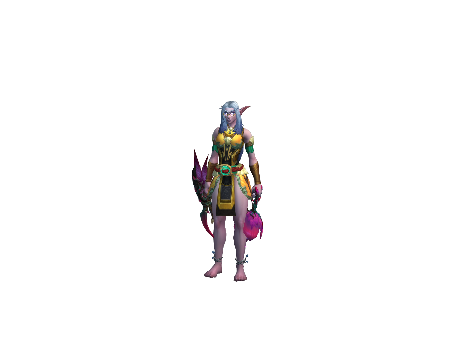 Cyphira 3D character render