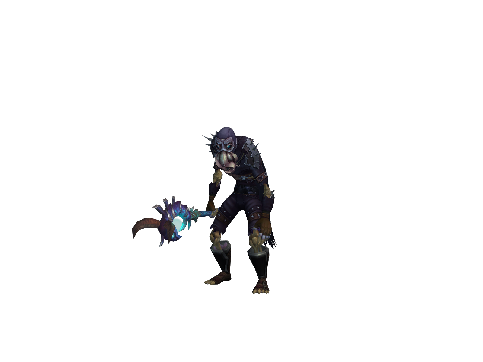 Nyarlathotèp 3D character render