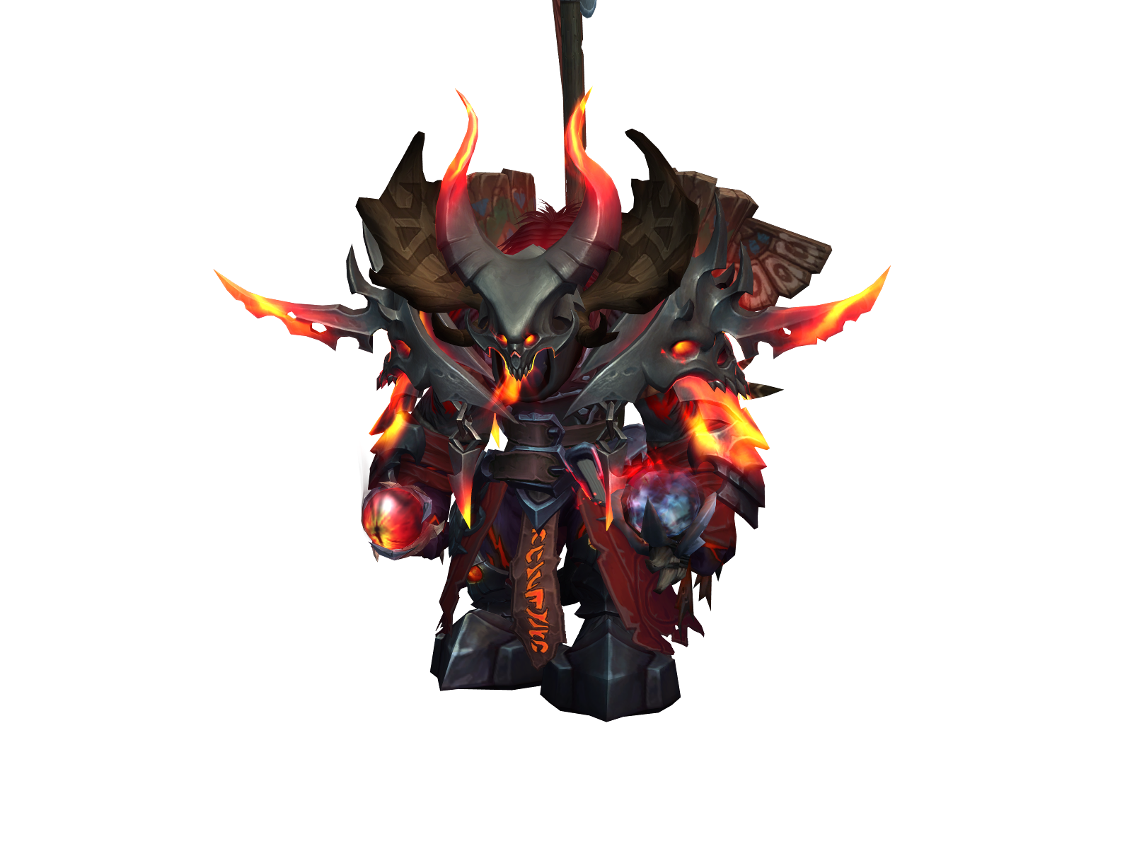 Demudemu 3D character render