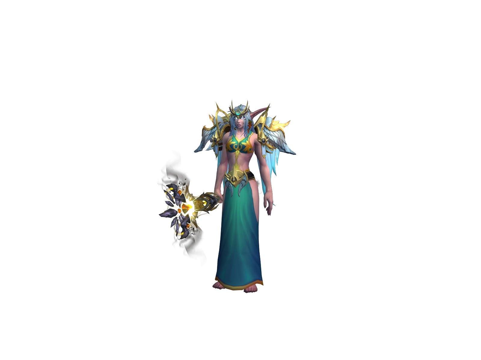 Elunê 3D character render