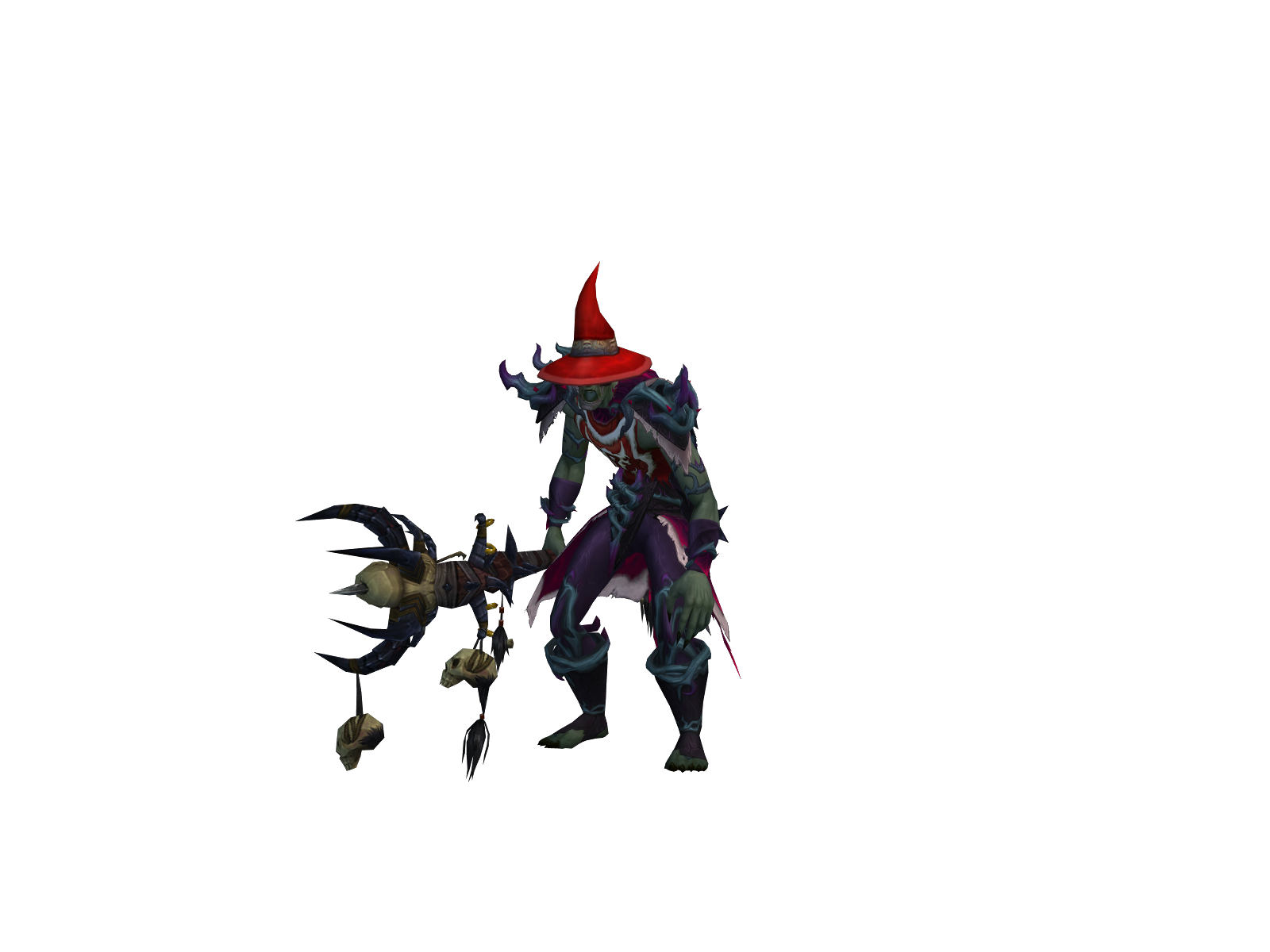 Clawley 3D character render