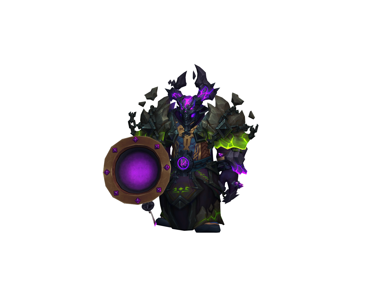 Clownfear 3D character render