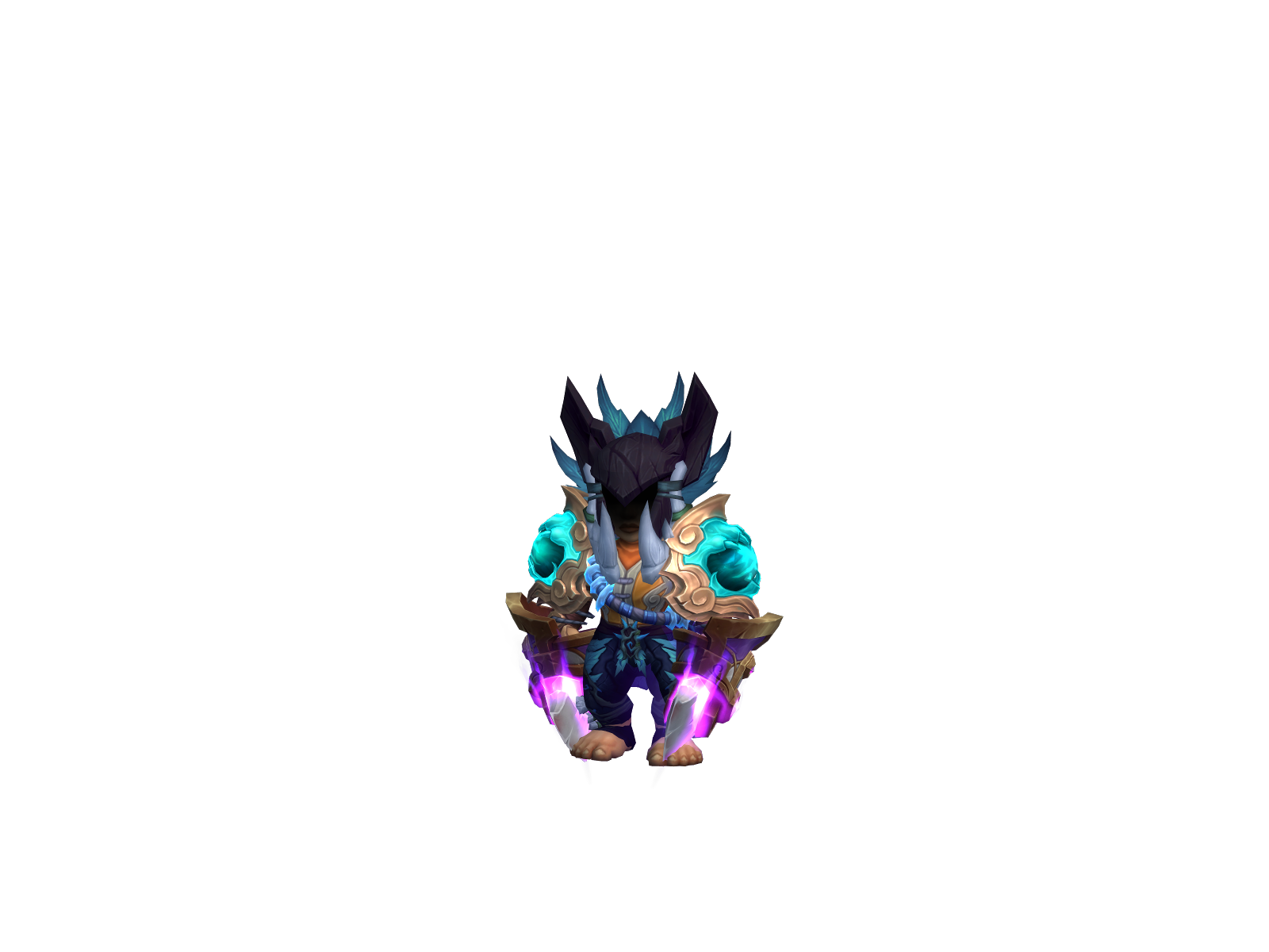 Kindashort 3D character render