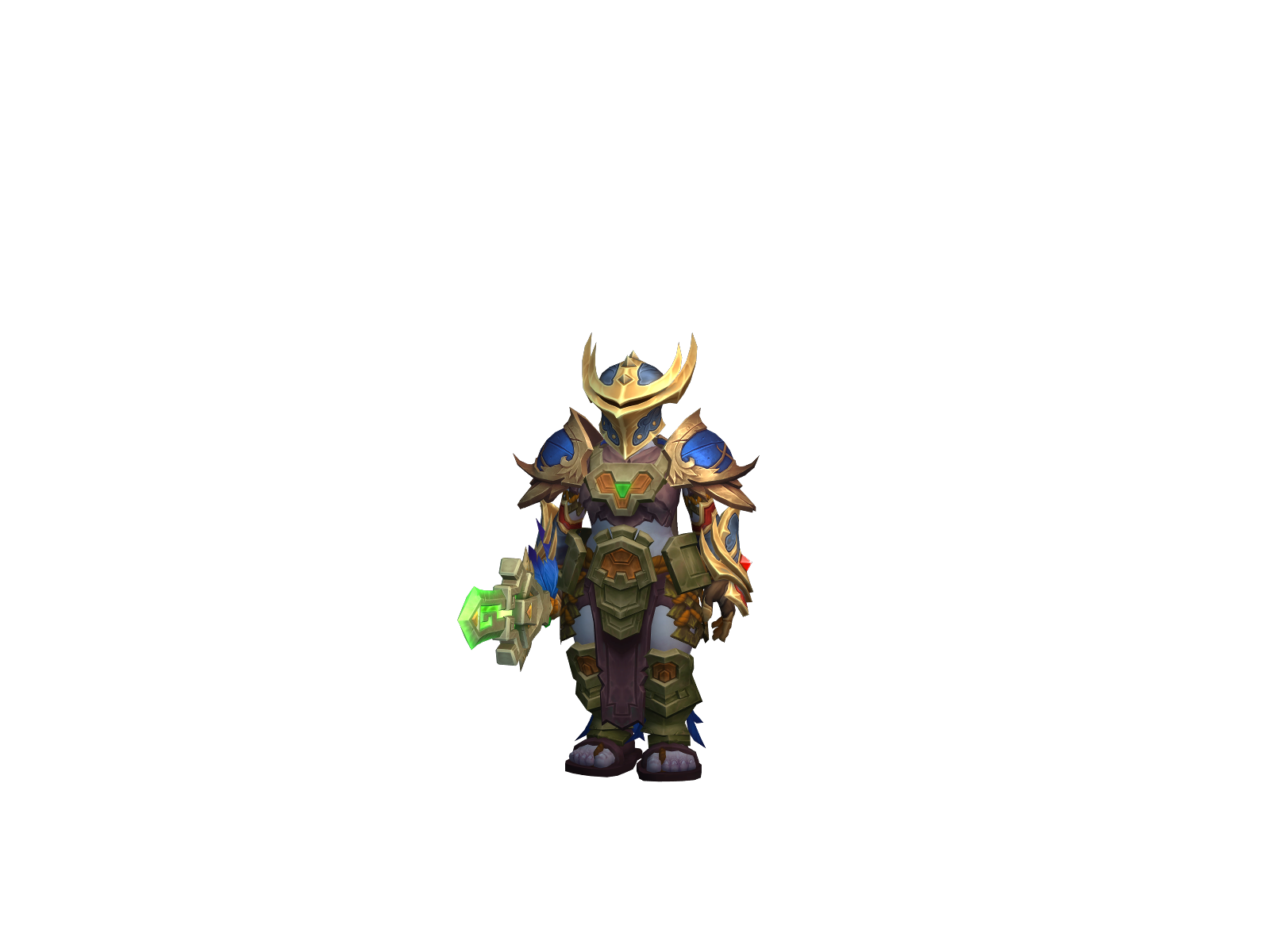 Monipew 3D character render