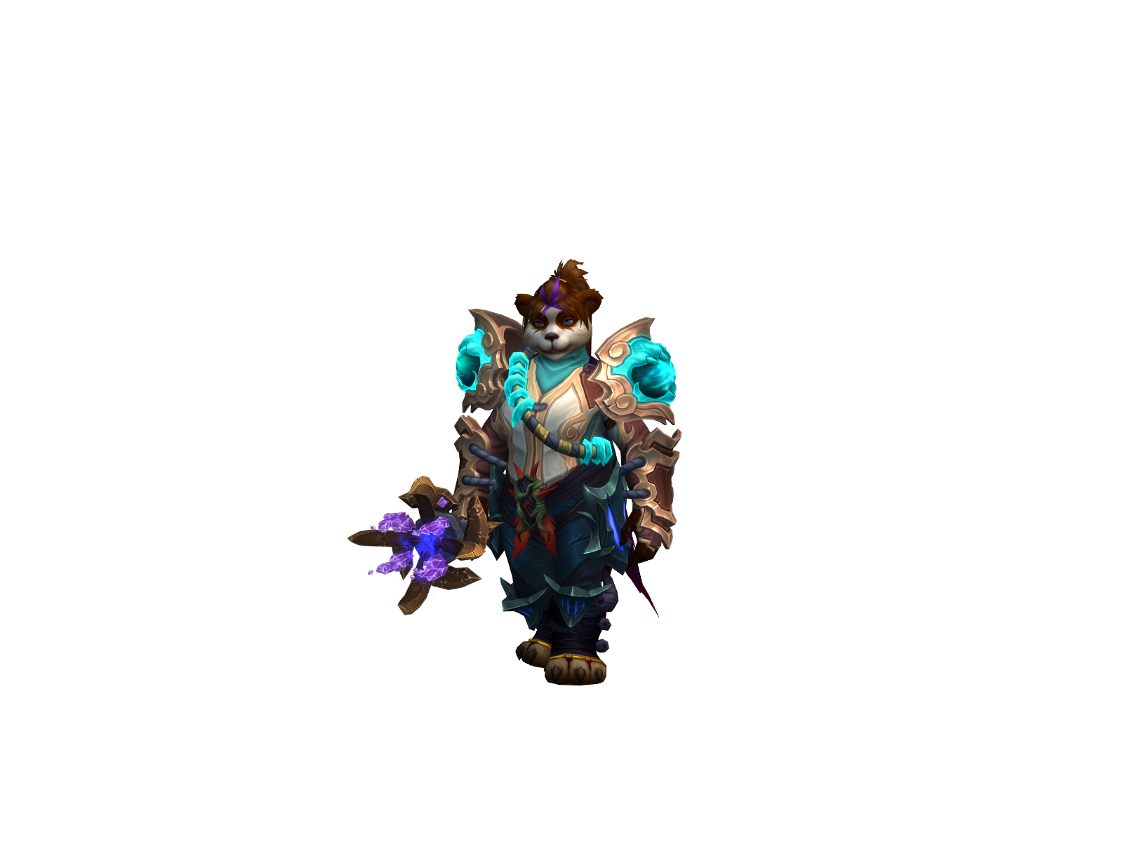Saye 3D character render