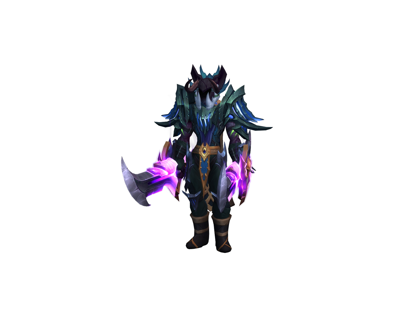 Charun 3D character render