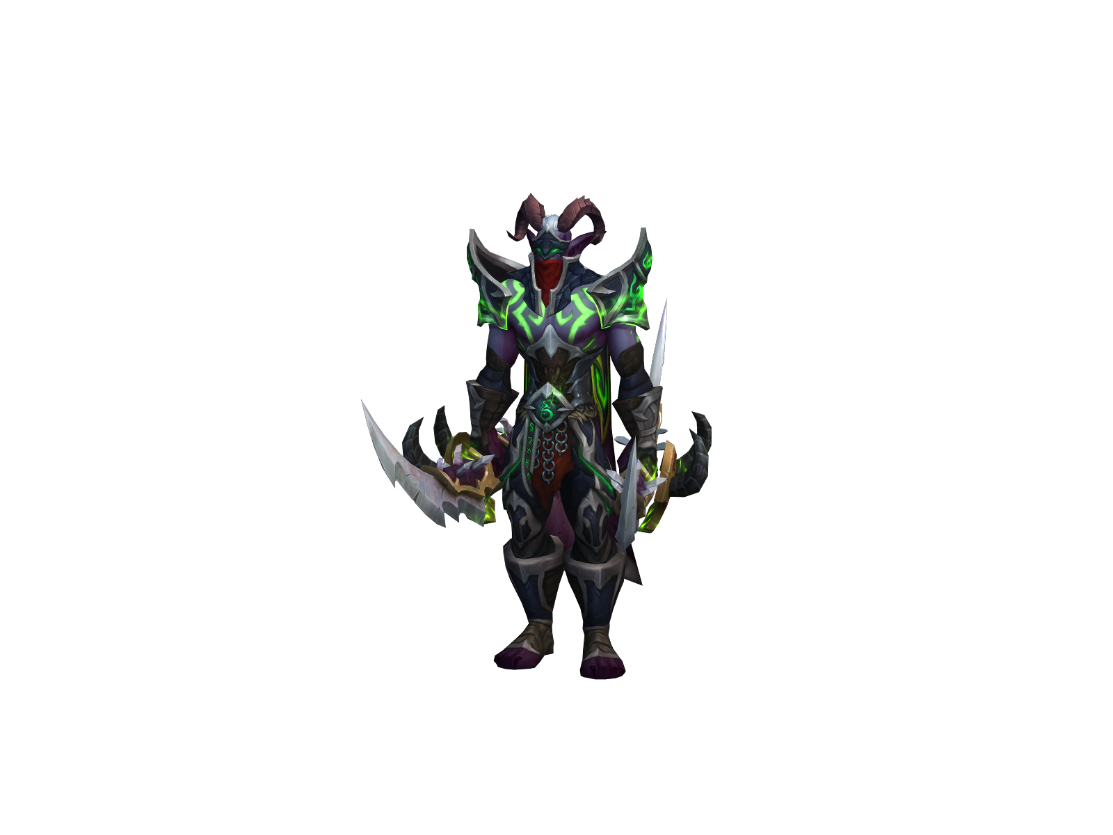 Dunkindemon 3D character render