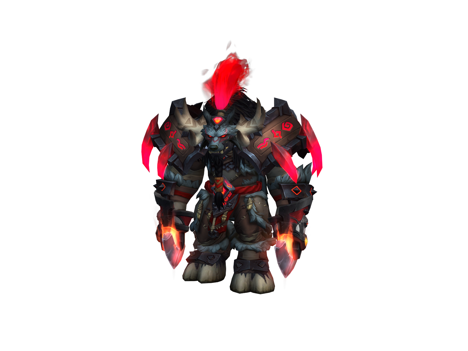 Säck 3D character render