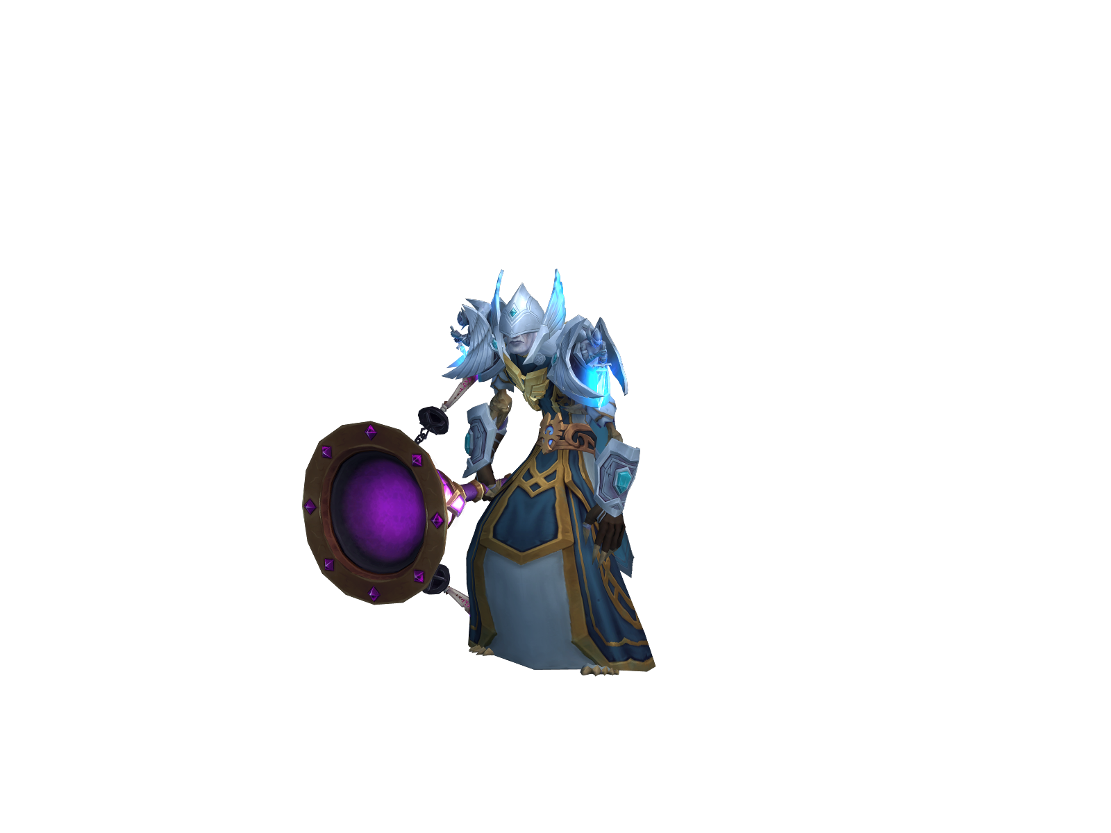 Aquinas 3D character render
