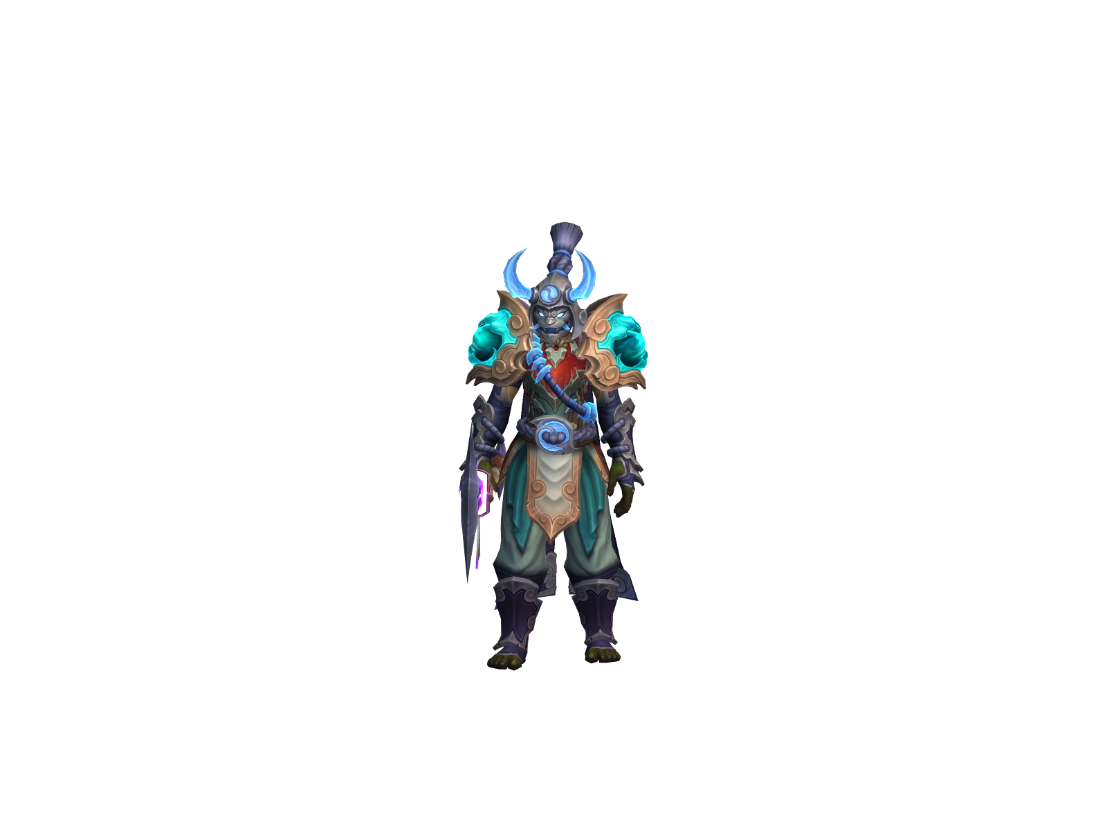 Rieman 3D character render