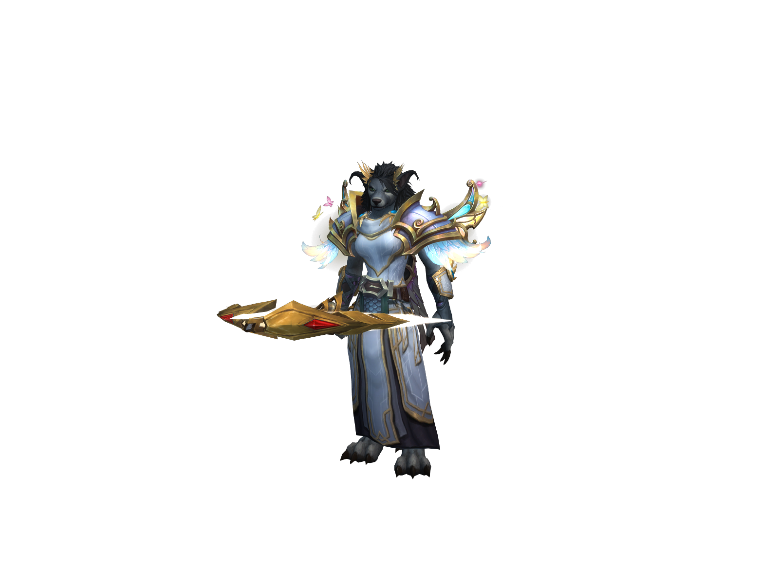 Woregontail 3D character render