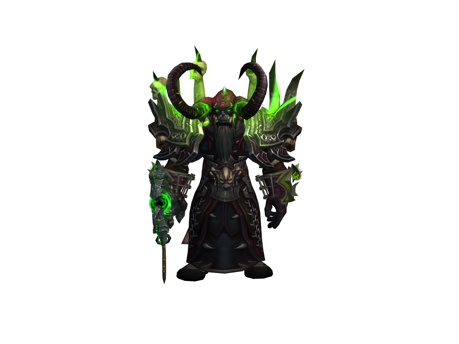 Roürk 3D character render