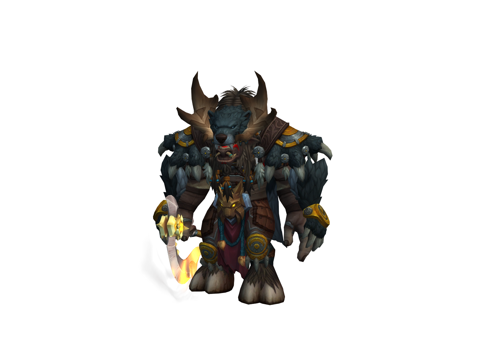 Dujek 3D character render