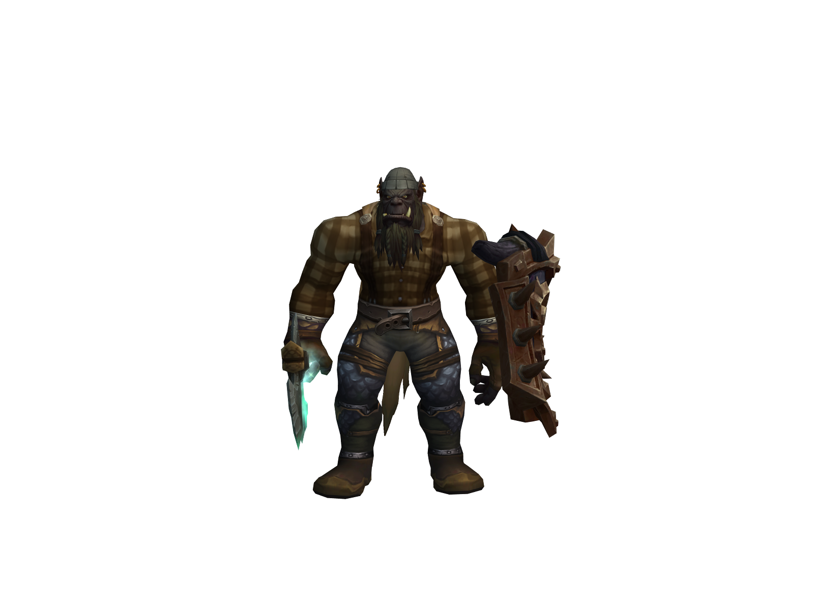 Gothos 3D character render