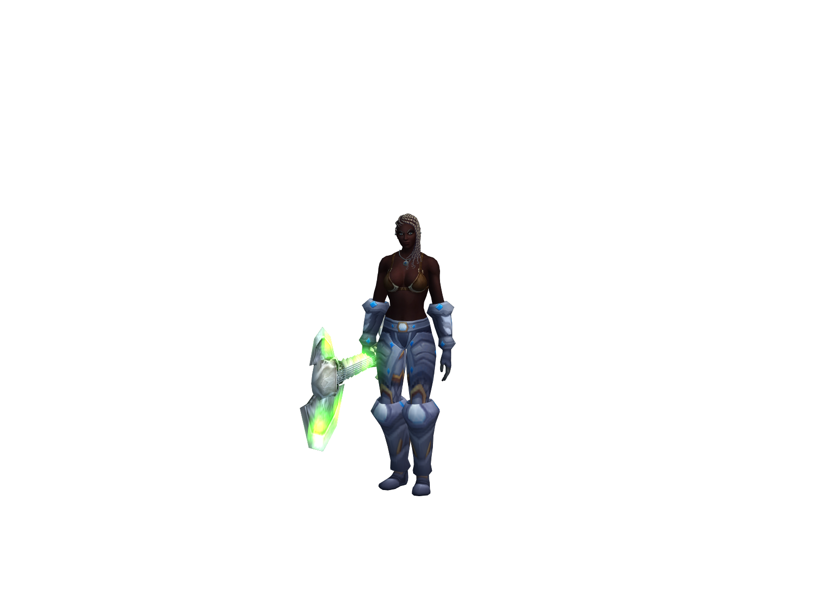 Yzytaughtme 3D character render