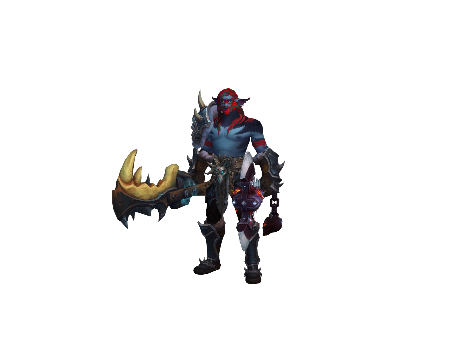 Merçer 3D character render