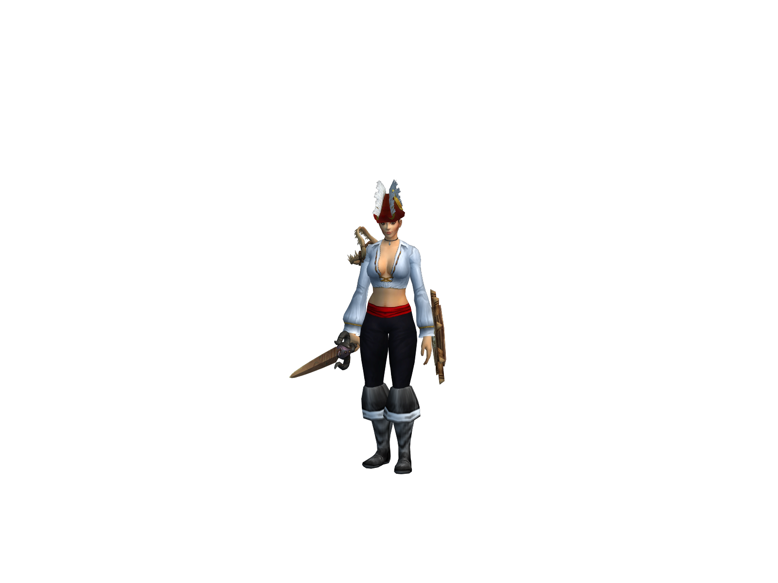 Bencicil 3D character render