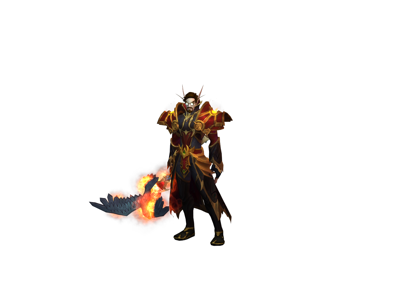 Skovbrand 3D character render
