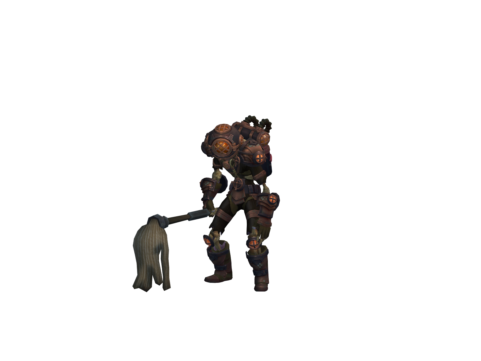 Undeadbones 3D character render