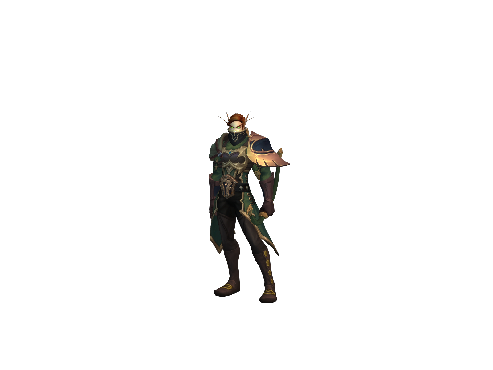 Loxias 3D character render