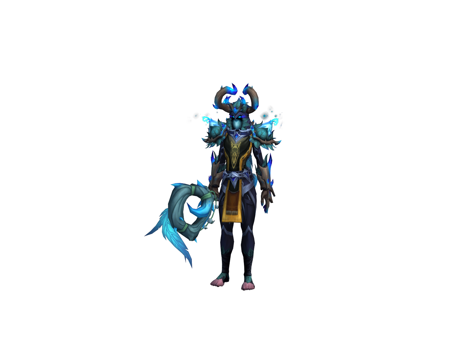 Unjustified 3D character render