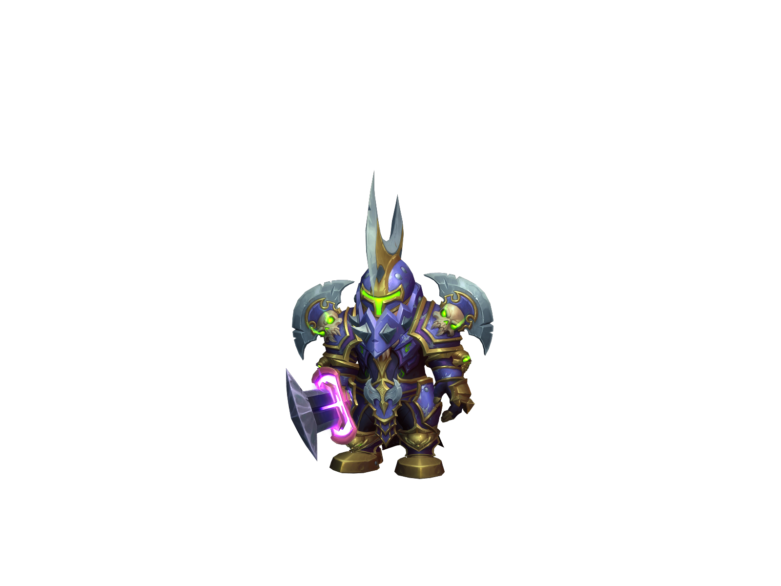 Shammpaign 3D character render