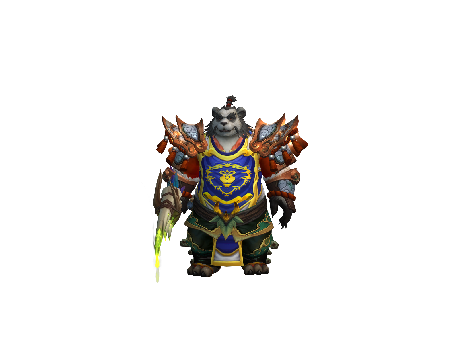 Pandaeffort 3D character render