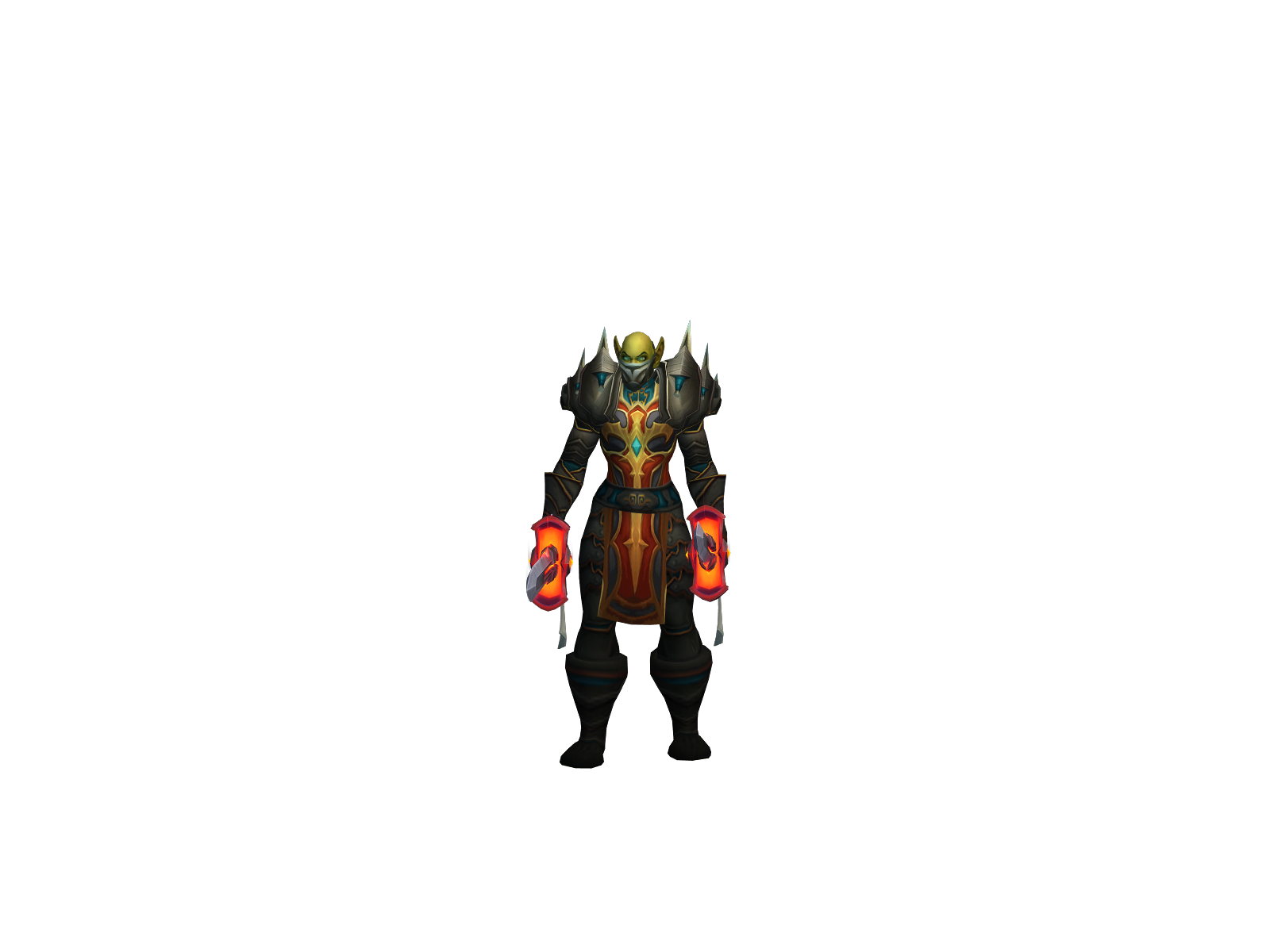 Neckface 3D character render