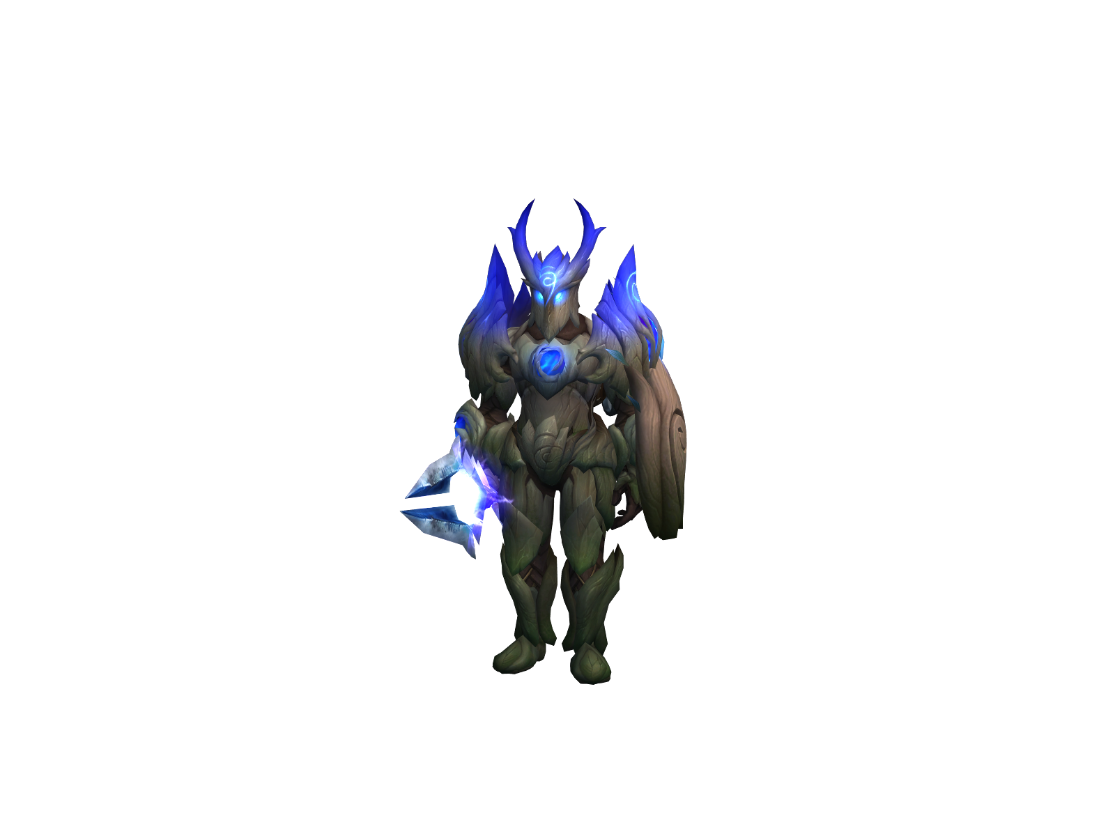 Holyrawrior 3D character render